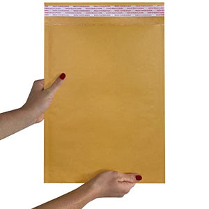 StarBoxes 1000 Kraft Bubble Mailers 10.5x16" - #5 Self-Seal Padded Envelopes