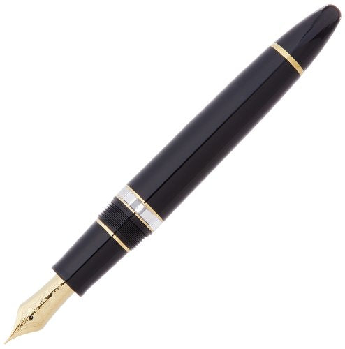 Sailor 1911 Realo Black GT 21K Gold Fine Point Fountain Pen - 11-3924-220