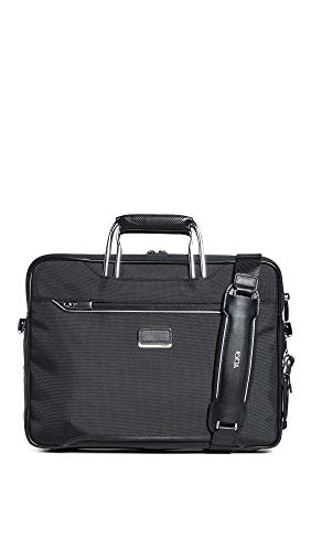 Tumi Men's Arrivé Hannover Slim Briefcase, Black, One Size