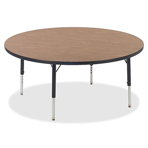 Lorell Activity Table Low Height Adjustable Kit Leg, Black, Chrome