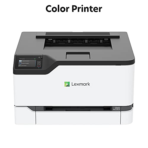 Lexmark C3426dw Color Laser Printer with Interactive Touch Screen, Full-Spectrum Security and Print Speed up to 26 ppm (40N9310),White,Small