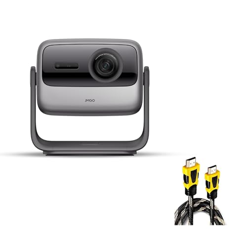 JmGO N1 Ultra 4K Projector with 2200 CVIA Lumens, Android TV 11.0, MALC™ Triple Color Laser, 360° Free-Project, Auto Images Correction, Dynaudio Speakers