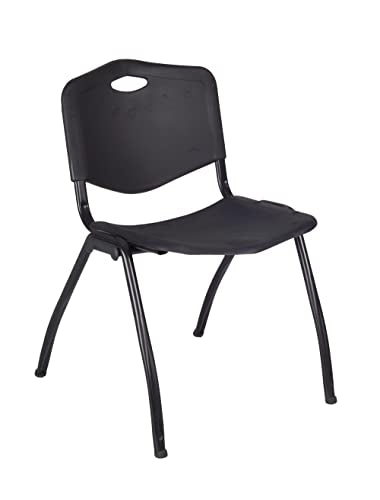 Regency Lewis Stackable Chair Set, 40-Pack, Black