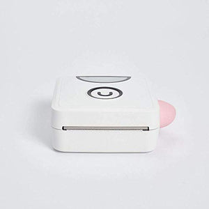 PoooliPrint L2 Inkless Pocket Printer, Pink + White Sticky Paper 3 Rolls