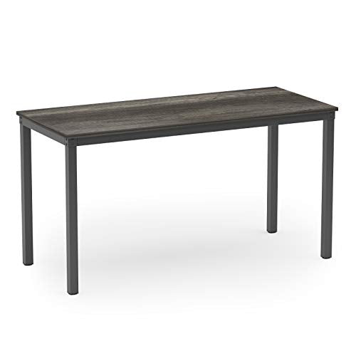 Teraves Computer Desk/Dining Table Office Desk Sturdy Writing Workstation for Home Office (39.37“, Black Oak)