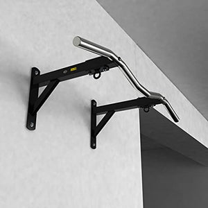 TYX Wall Mounted Pull Up Bars, Heavy Duty Chin Up Bar with Multi Grips, Strength Training Equipment for Indoor Home Gym Workout