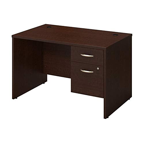 Bush Business Furniture Series C Elite 48" by 30" Desk Shell with 3/4" Pedestal, Mocha Cherry