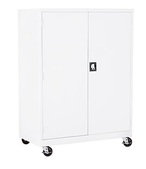 Sandusky Lee TA3R362460-22 Transport Series Mobile Storage Cabinet, White