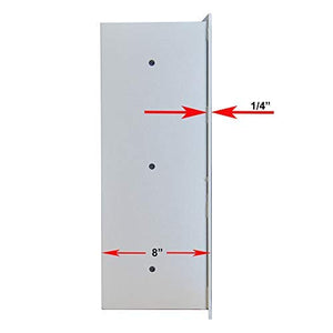 BUYaSafe WES2113-DF Fire Resistant Electronic Wall Safe 8" Deep for Deeper Walls