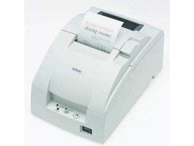 Epson Tm-U220D-653 Dot Matrix Receipt Printer Serial Epson Dark Gray No Autocutter Power Supply Included - Model#: eps-c31c515653