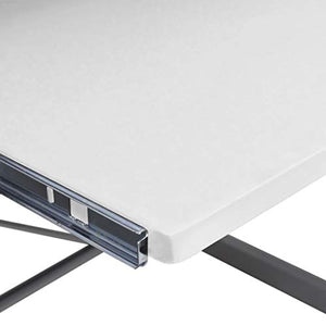 Gaming Desk Corner Desk Modern L-Shaped Desk Computer Office Desk Workstation for Home Office Small Space,with Pull Out Keyboard Tray (White)