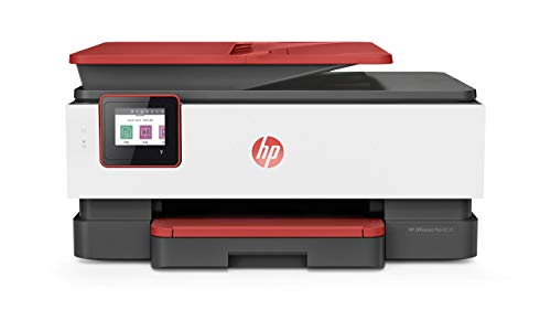 HP OfficeJet Pro 8035 All-in-One Wireless Printer - Smart Home Office Productivity - Coral (4KJ65A) (Renewed)