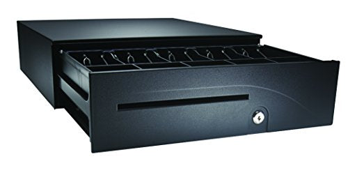 APG T554A-BL1616 Heavy-Duty Painted-Front Cash Drawer with USBPro II USB Interface, 24V, 16" x 4.9" x 16.8", Black