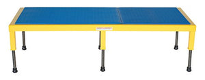 Vestil Adjustable Work-Mate Stand with Ergo Matting Deck, 500-lb. Capacity, 60" x 24" - AHT-H-2460