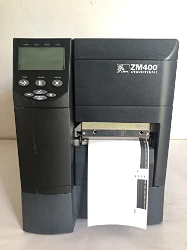 Zebra ZM400-3001-0100T Direct Thermal/Thermal Transfer Desktop Label Printer, 300 DPI, 4.09" Print Width, 8"/sec Print Speed, With Ethernet Connection