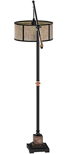 Uttermost 28584-1 Sitka Lamp, Aged Black Metal