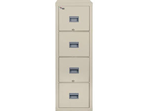 FIR4P1831CPA FireKing Patriot Insulated Four-Drawer Fire File, Parchment