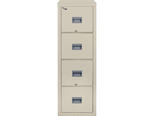 FIR4P1831CPA FireKing Patriot Insulated Four-Drawer Fire File, Parchment