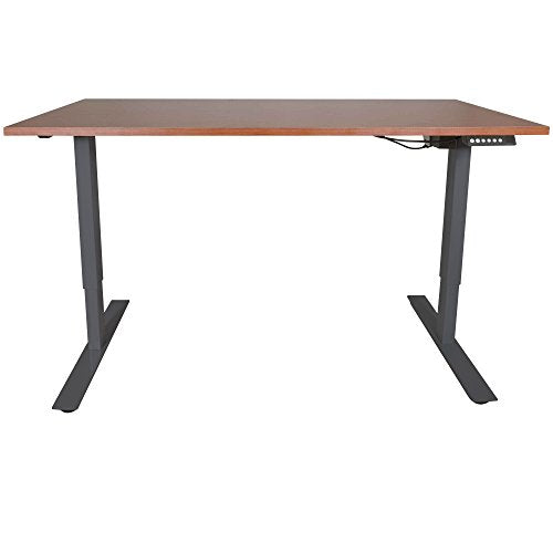 Titan Fitness A2 Single Motor Sit/Stand Desk w/Wood 30"x60" Top Conversion