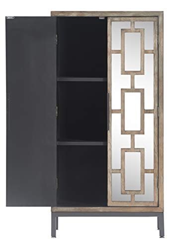 Finch FUCN10040A Hayworth Tall Storage Cabinet, Gray
