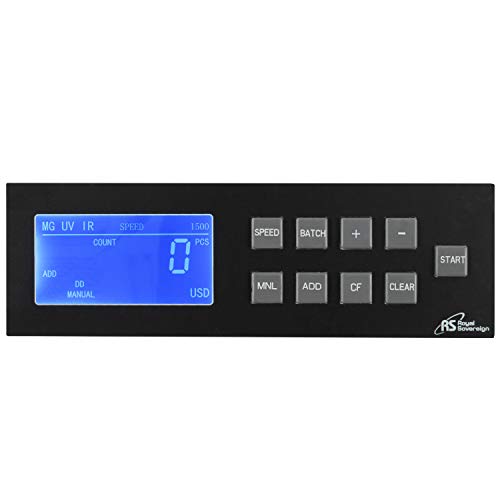 Royal Sovereign High Speed Bill Counter with UV, MG, IR Counterfeit Bill Detector & Front Loader (RBC-ED200)