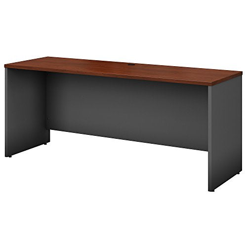 Bush Business Furniture Series C 72W x 24D Credenza Desk in Hansen Cherry