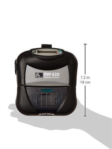 Zebra R4D-0UBA000N-00 RW 420 Direct Thermal Mobile Receipt and Label Printer, 203 DPI, With Bluetooth 2.0 Connection