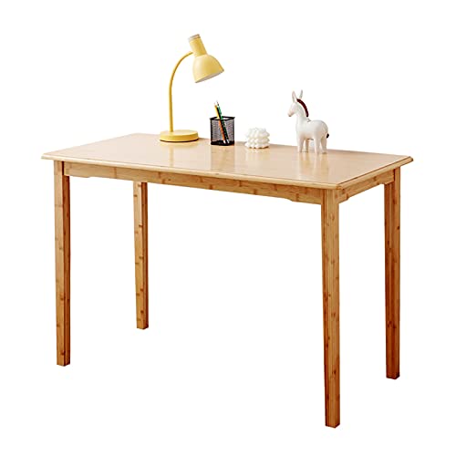 Computer Desk, Bamboo Home Office Writing Desk, Modern Simple PC Table, Workstation for Home/Office, Easy to Assemble, Long: 80/100/120cm (Size : 100x60x77cm)
