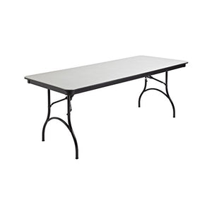 MityLite ABS Plastic 30"X72" Folding Table - Beige, Grey, Black, Brown, Speckled Beige, Speckled Grey (Gray Top, Black Bottom & Legs)