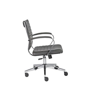 EV Furniture Brooklyn Low Back Office Chair in Gray
