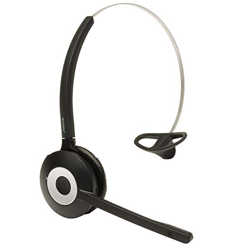 Yealink Phone Compatible Wireless Headset | Yealink SIP Phones: T48G, T46G, T42G, T41P, T38G, T28P, T26P | Yealink Wireless EHS Headset Adapter | Jabra PRO 920 Bundle with Bonus Premium Ear Cushions