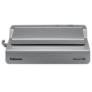 Fellowes 5218301 Galaxy 500 Electric Comb Binding System, 500 Sheets, 19 5/8x17 3/4x6 1/2, Gray