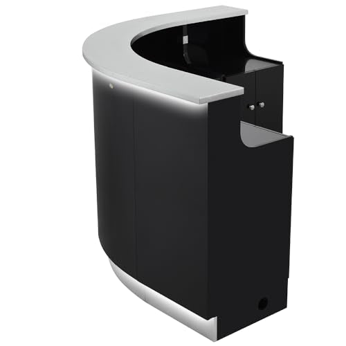 Dir LED Illuminated Curved Reception Desk