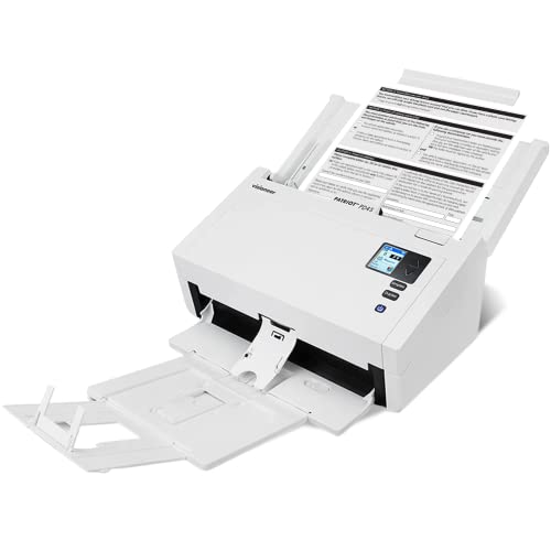 Visioneer Patriot PD45 Scanner, USB Duplex Office Document Scanner for PC, 50 PPM, ADF, White
