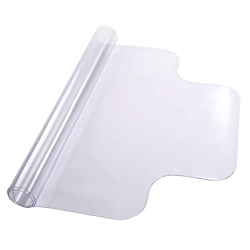None Floor Mat Protector 48"x36" PVC for Hardwood - 8 Pack