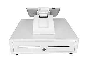 APG VB554A-AW1616 Vasario Series Standard-Duty Cash Drawer with USB PRO Interface, Painted Front, 16.3" x 16.3" x 4.3", White