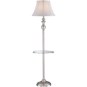 Quoizel Q1055FBN Floor Lamp Lighting, 1-Light, 150 Watt, Brushed Nickel (61"H x 16"W)
