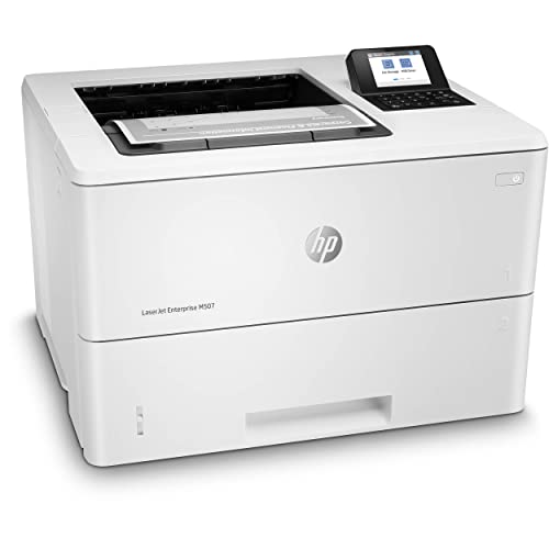 HP Laserjet Enterprise M507 n Single-Function Wired Black and White Monochrome Laser Printer - Print Only - 2.7" LCD, 45 ppm, 1200 x 1200 dpi, Manual Duplex Printing, USB and Ethernet Connectivity