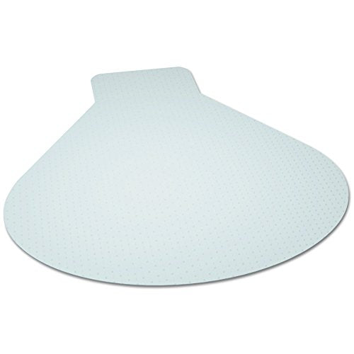 ES Robbins 122775 EverLife Chair Mats for Medium Pile Carpet, Contour, 66 x 60, Clear