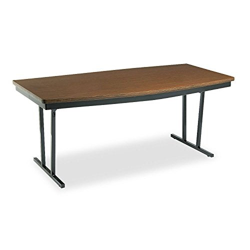 Barricks ECT366 72 by 36 by 30-Inch Economy Press-O-Matic Conference Folding Boat Table, Walnut
