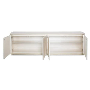 Michael Amini London Place Media Cabinet - Creamy Pearl