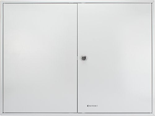 BARSKA 600 Position Key Cabinet with Key Lock, Grey