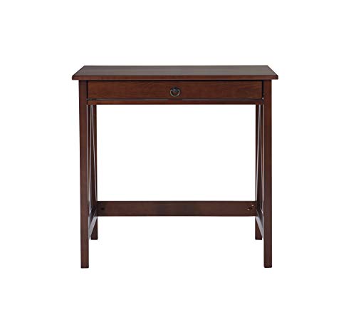 Linon Home Dcor Titian Laptop Desk, Antique Tobacco, 31.5" W x 24.02" D x 30" H