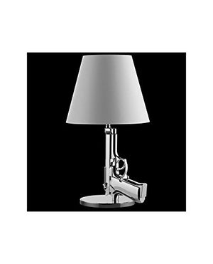 Flos Guns Bedside Gun Table Lamp Shiny Gold 18K F2953000 by Philippe Strack 2005