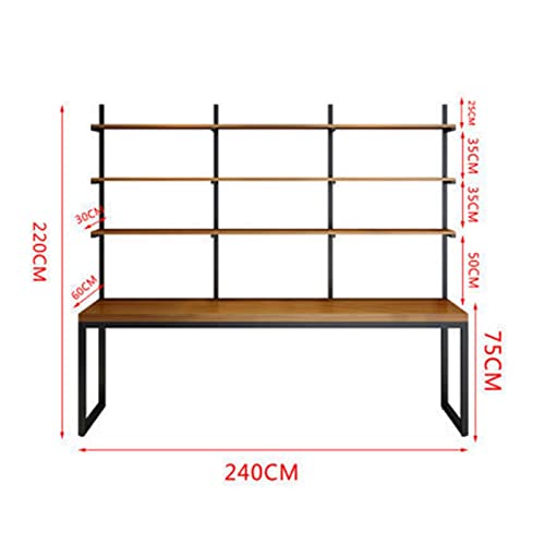 VENBER Computer Desk with Integrated Writing Desk - Study and Office Desk Combination