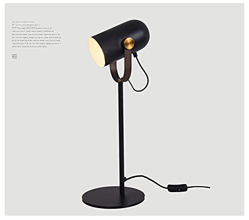 LED Metal Desk Lamp, Adjustable Goose Neck Table Lamp for Bedroom, Study Room and Office