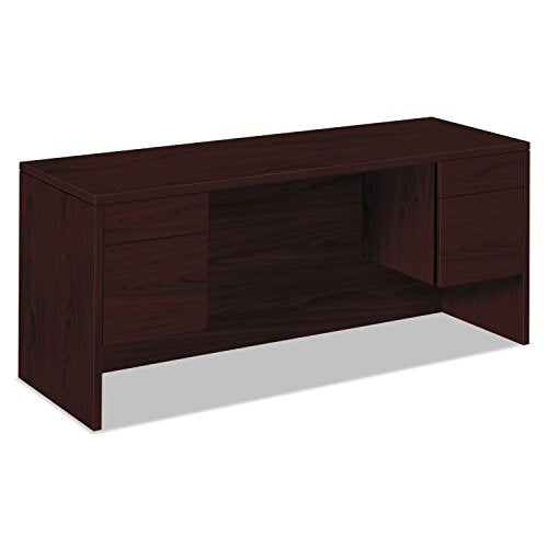HON 10500 Series Kneespace Credenza, 60w x 24d, Mahogany