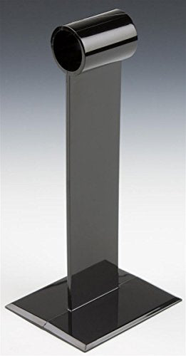 Set of 50, Restaurant Menu Holders 4-1/8 x 9-1/4 x 3-5/8 Inch Black Plastic Table Tents for 4 x 6 Inch Images, Counter Signage Displays Come with 10 Vinyl Sleeves