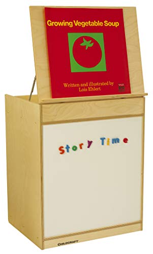 Childcraft Magnetic Dry-Erase Mobile Horizontal Language Center, 23-3/4 x 19-1/2 x 29-3/4 Inches