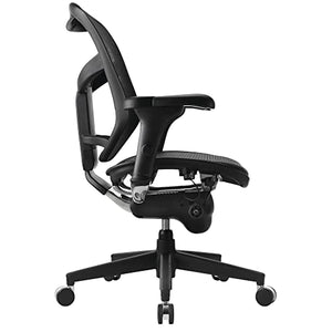 WorkPro Quantum 9000 Series Ergonomic Mid-Back Mesh Chair, Black